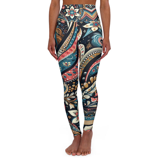 High Waisted Yoga Leggings (AOP)